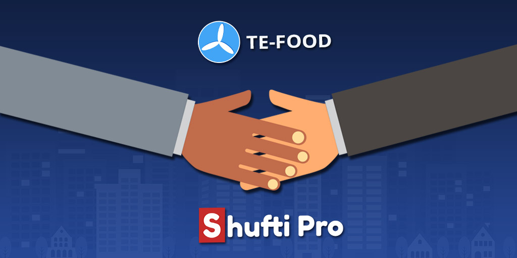 Shufti takes TE-FOOD onboard for KYC compliance!