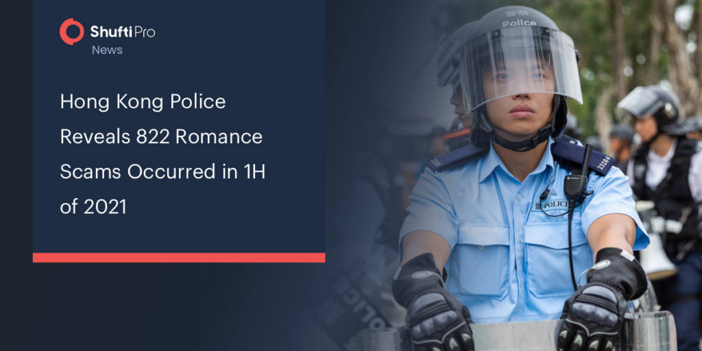 Hong Kong Police Reveals 822 Romance Scams Occurred in 1H of 2021