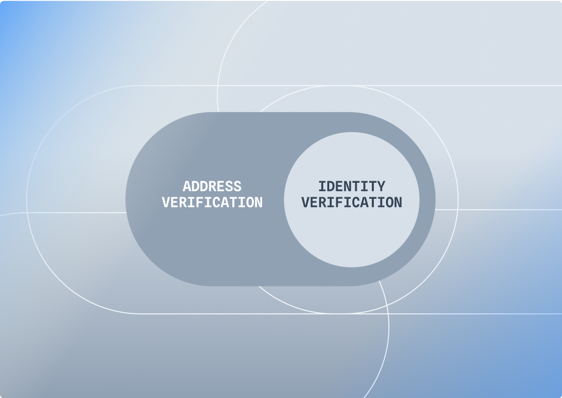 identity and address verification