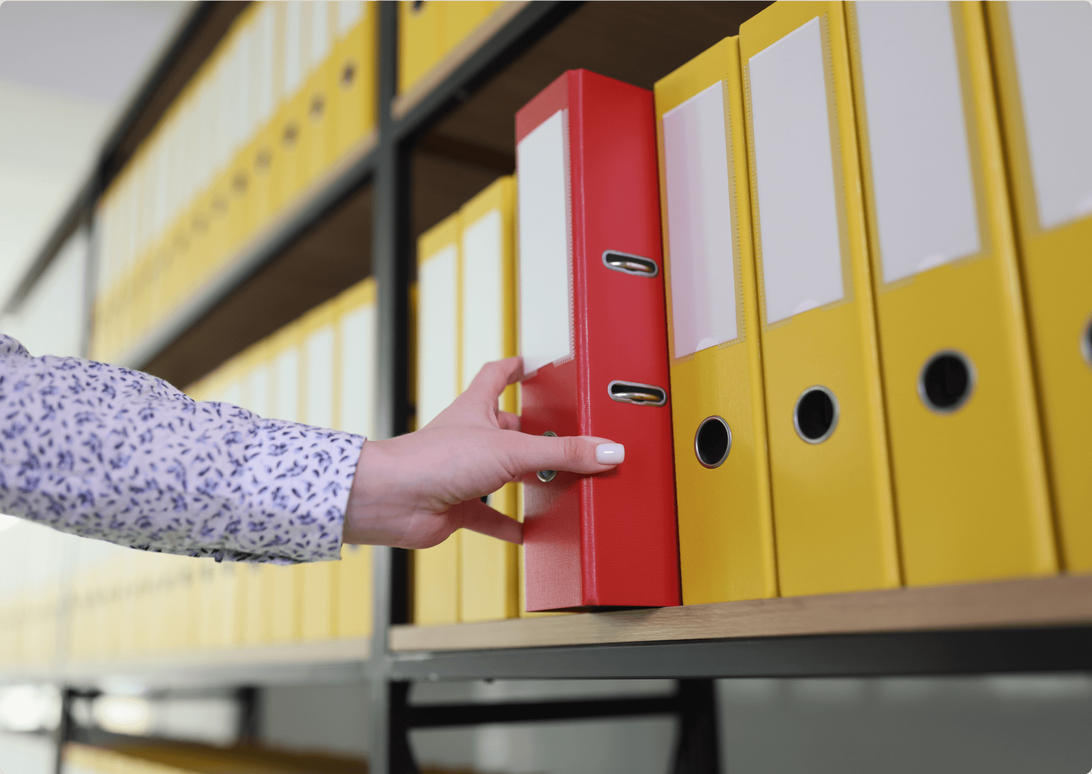 Reduce document management