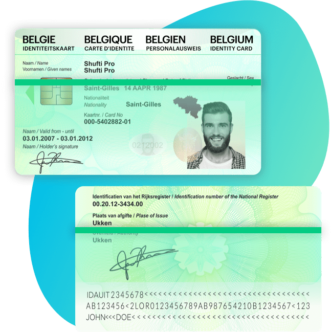 Belgium National Identity Card