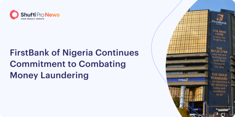 FirstBank of Nigeria Continues Commitment to Combating Money Laundering