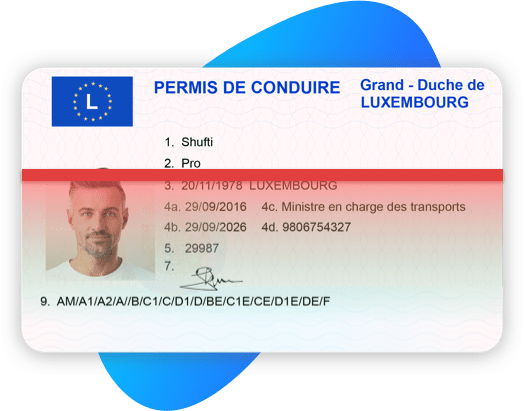 Luxembourg Driving License