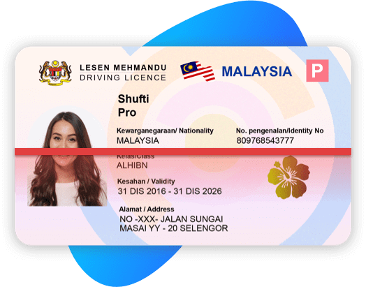 driving license no malaysia