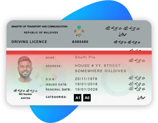 Maldives Driving License