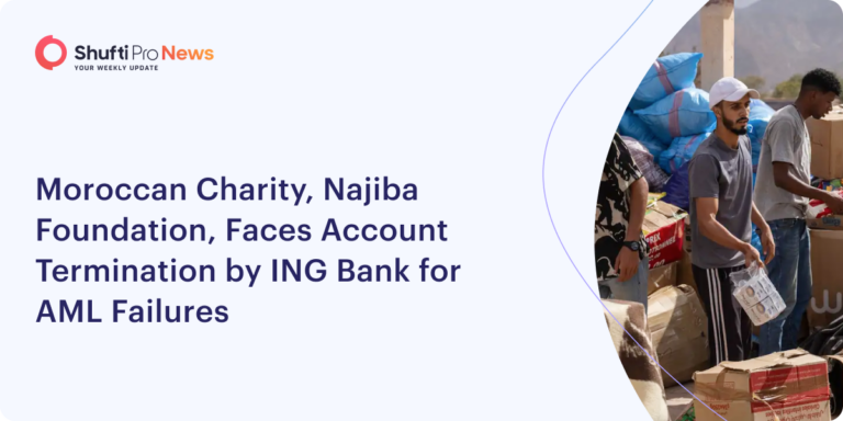 Moroccan Charity, Najiba Foundation, Faces Account Termination by ING Bank for AML Failures