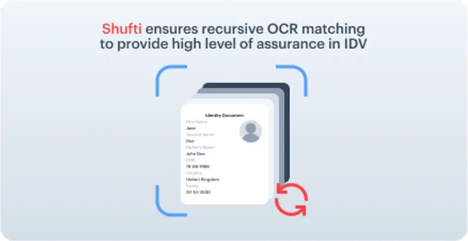 Recursive OCR matching