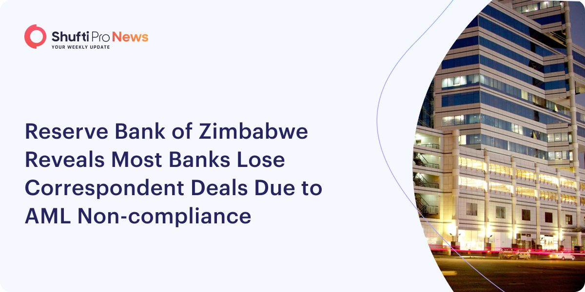 Reserve Bank of Zimbabwe Reveals Banks lose Correspondent Deals due to Non-compliance FTR IMG