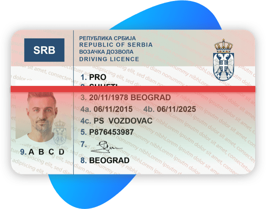 Serbia Driving License