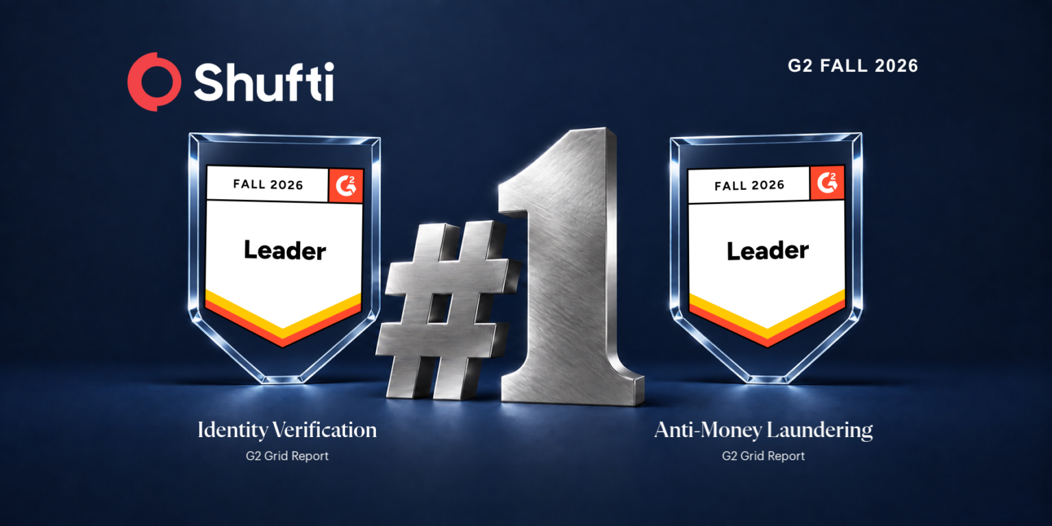 Shufti Ranks #1 in G2 Fall 2026 Identity Verification and AML Reports