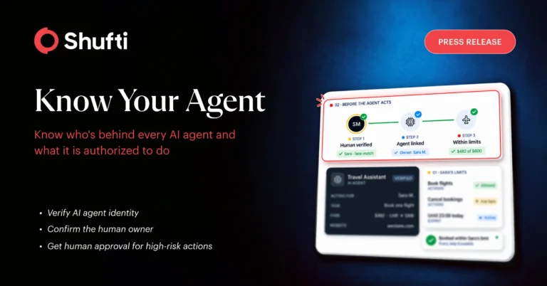 Shufti Launches Know Your Agent to Verify AI Agent Identity, Human Authorization & Permissions in a Single Flow