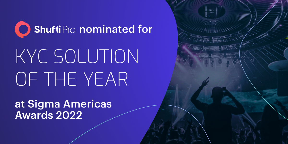 Shufti Nominated for “KYC Solution of the Year” at Sigma Americas Awards 2022