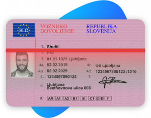 kosovo drivers licence psd