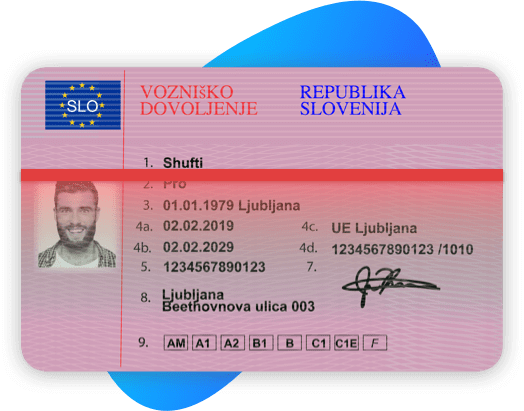 Slovenia Driving License