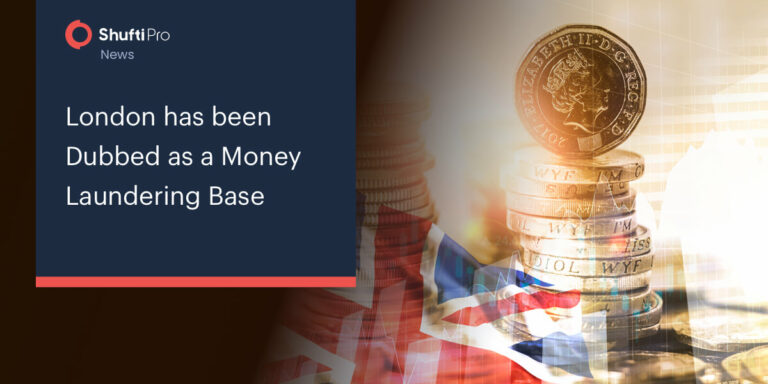 London has been Dubbed as a Money Laundering Base