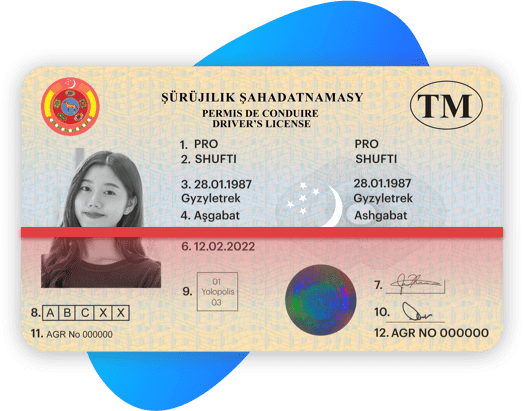 Turkmenistan Driving License