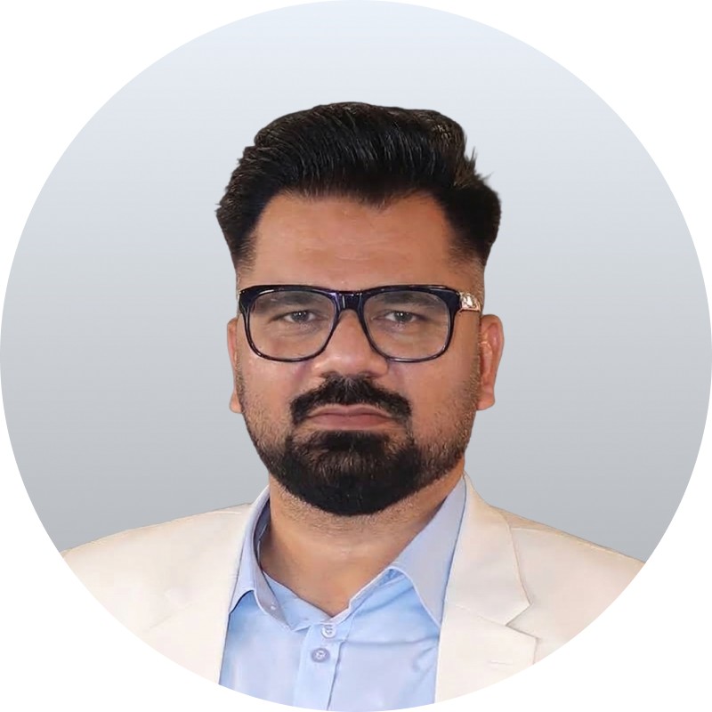 Retrato de Khalid Javed