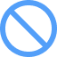 Block restriction icon