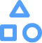 Category shapes icon