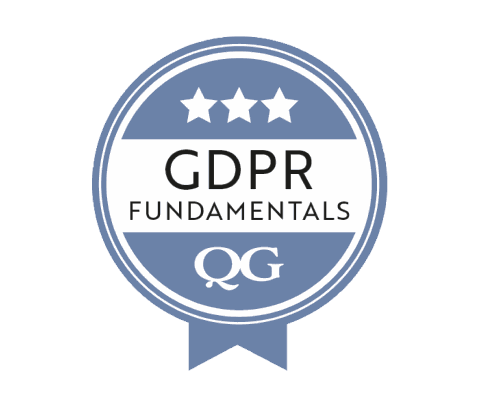 GDPR Fundamentals certification badge