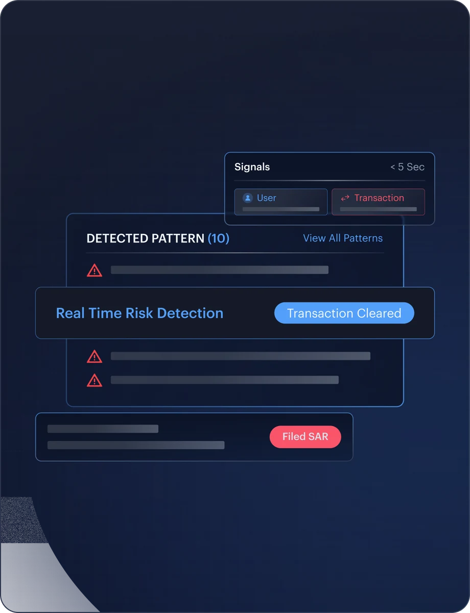 Transaction Monitoring product view