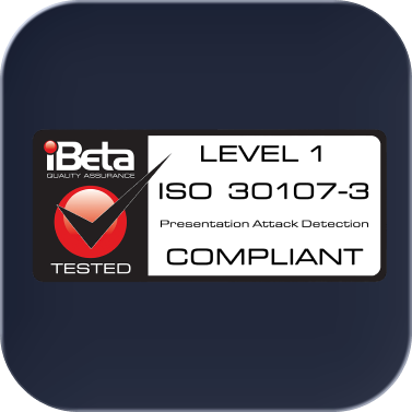 iBeta Level 1 &mdash; ISO 30107-3 Compliant