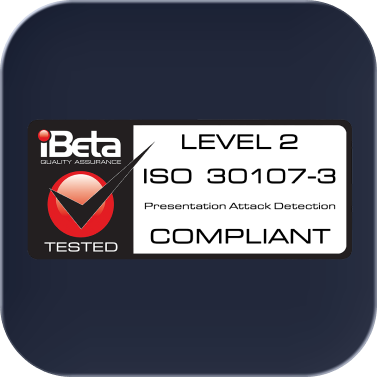iBeta Level 2 &mdash; ISO 30107-3 Compliant