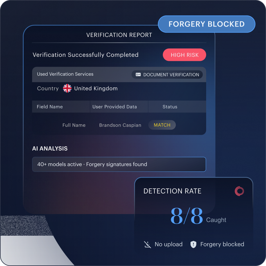 Fraud Prevention mockup