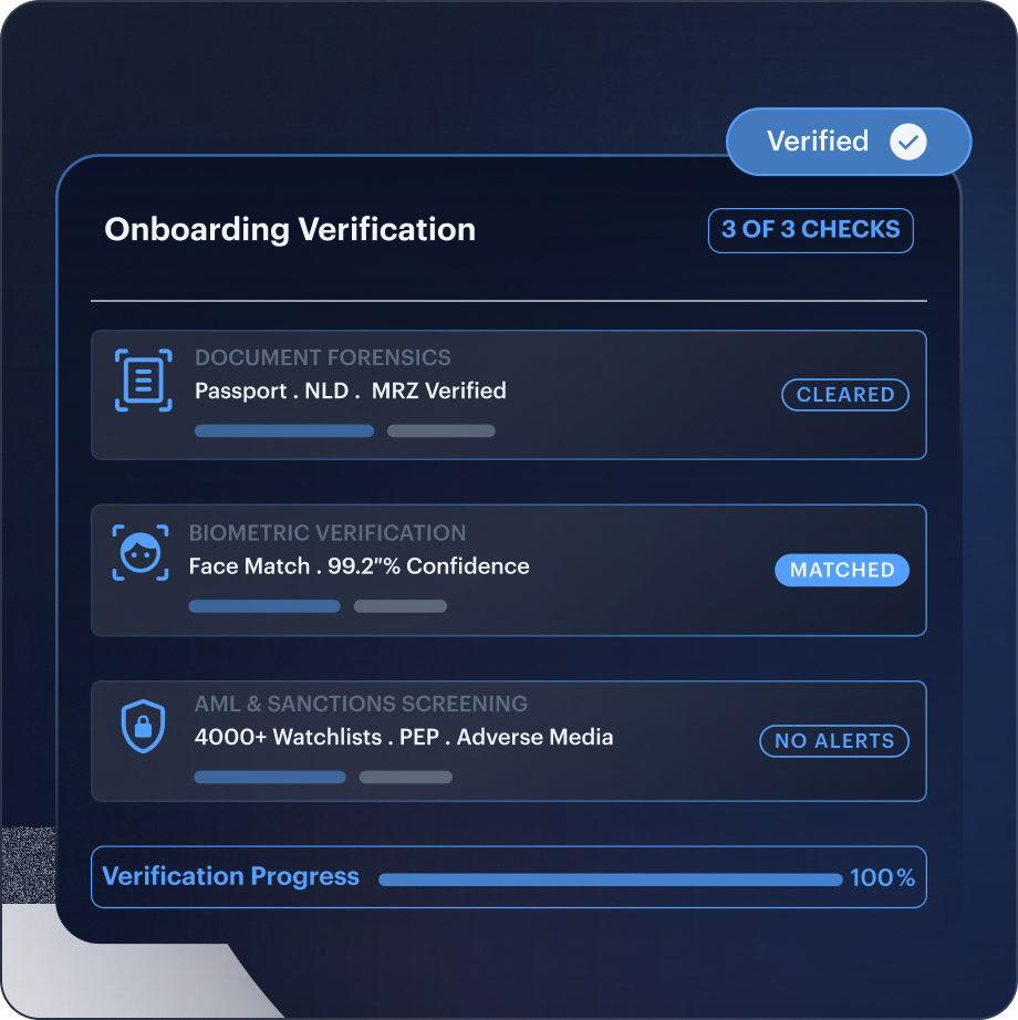 Onboarding mockup