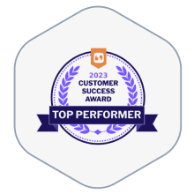 Customer Success Award badge - Top Performer Identity Verification Software 2023