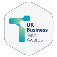 UK Business Tech Awards badge - SaaS Company of the Year 2026