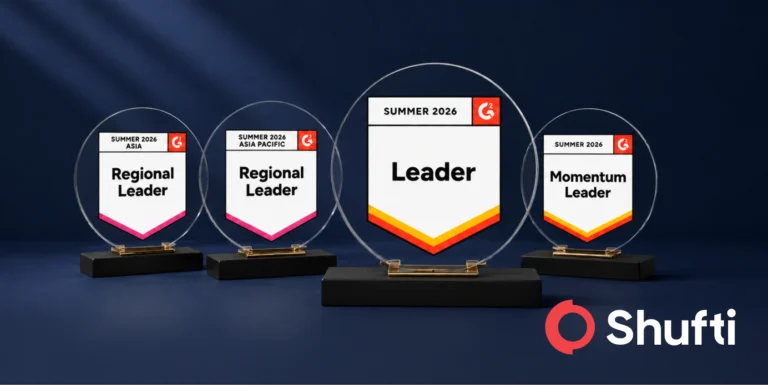 Shufti Wins Multiple Leader Recognitions in G2’s Summer 2026 Identity Verification Grid® Report