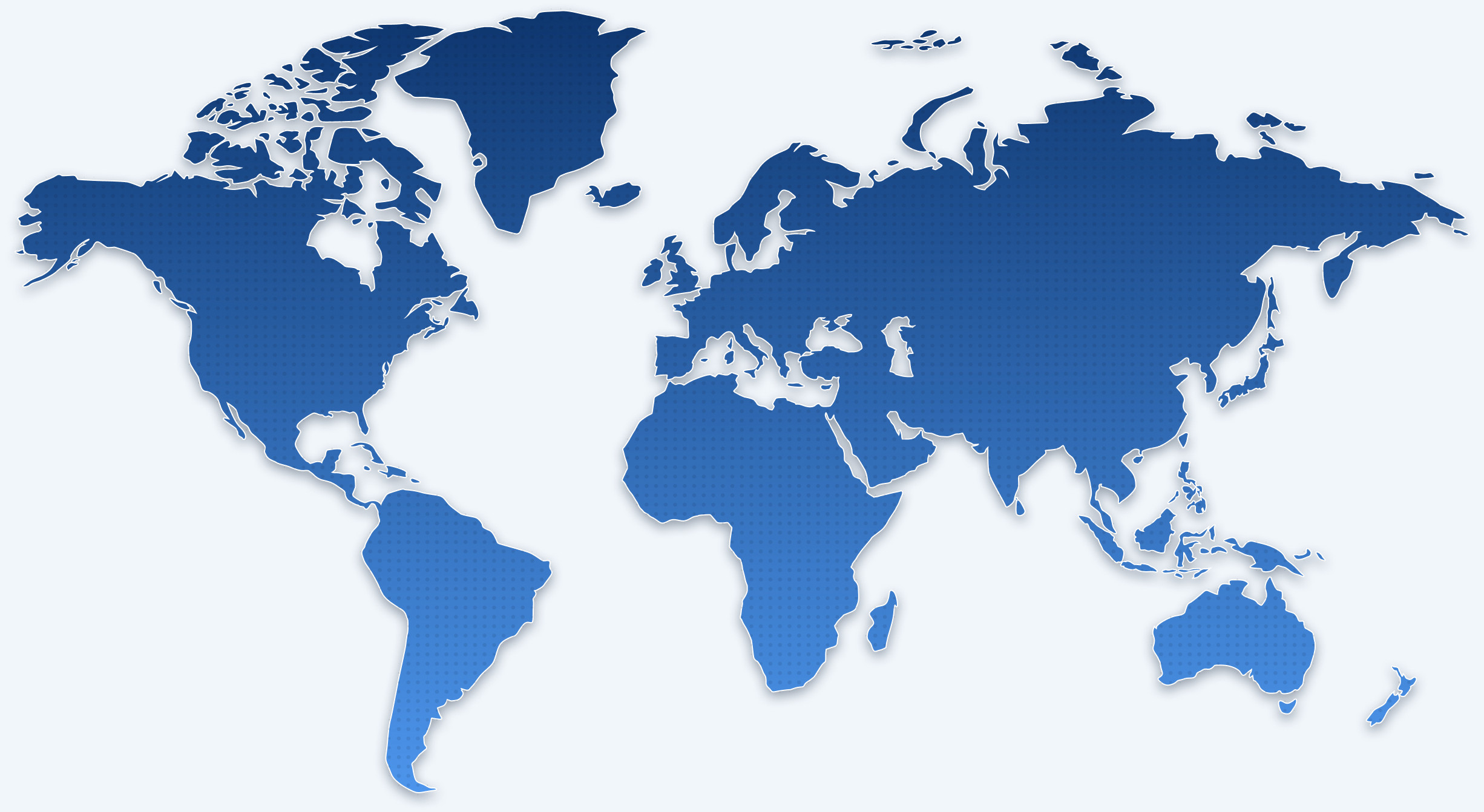 World map showing Shufti office locations