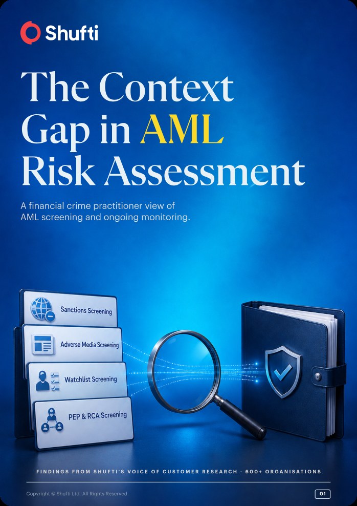 The Context Gap in AML Risk Assessment &mdash; report cover