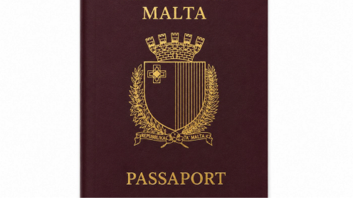Maltese passport in EU burgundy