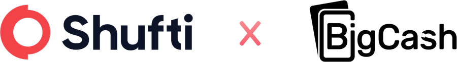 Shufti and BigCash logos