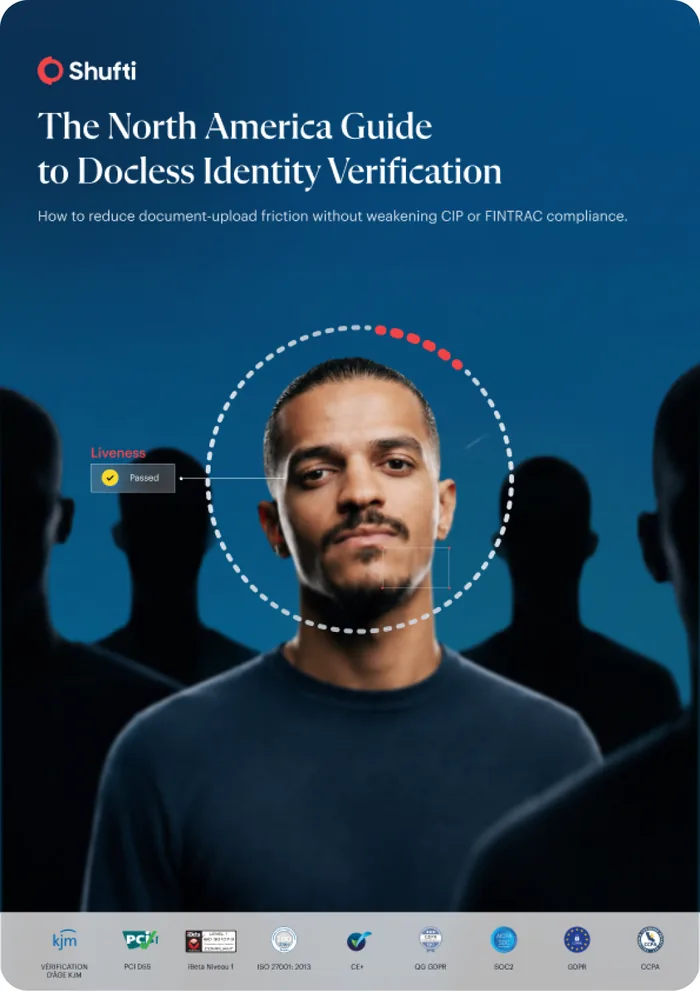 The North America Guide to Docless Identity Verification — guide cover
