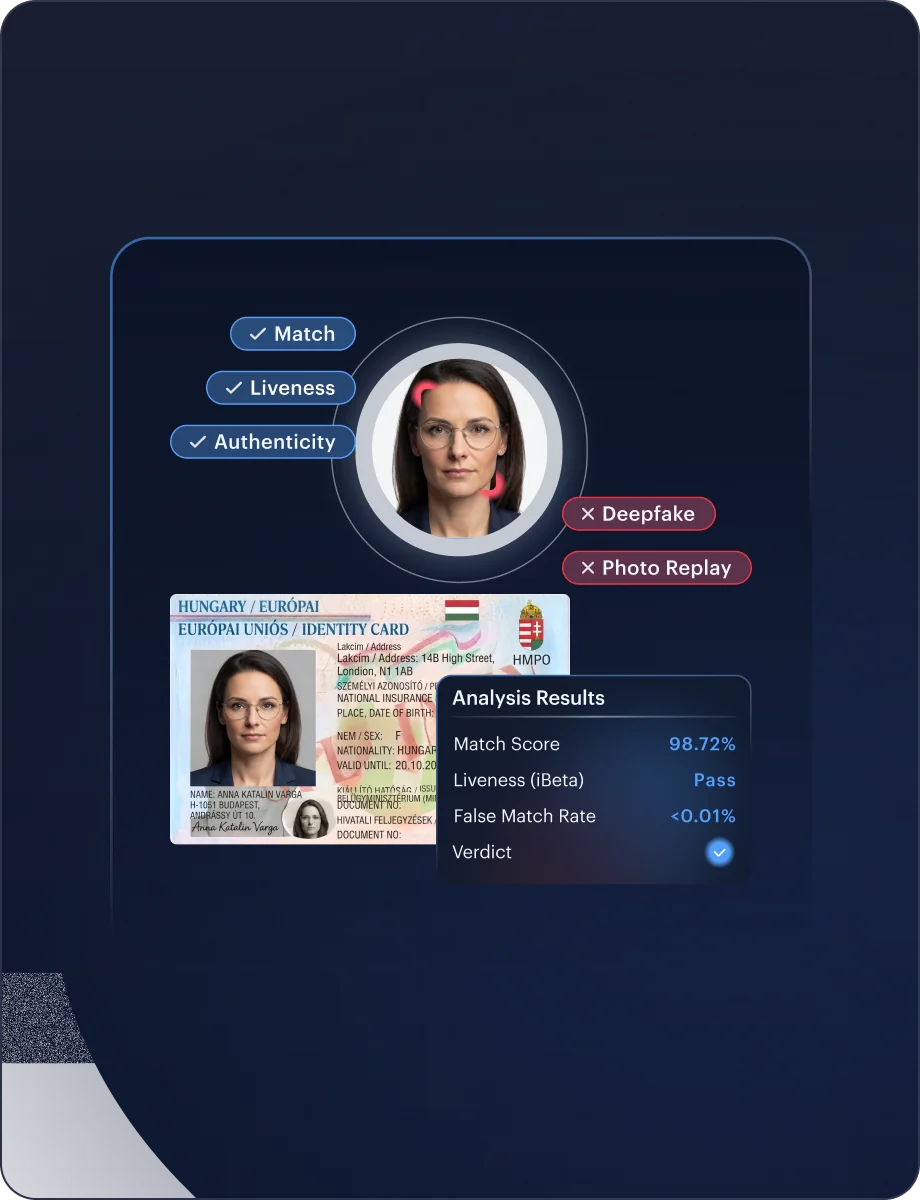 Facial Biometrics — eID and Document Routes interface