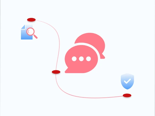 Guided path from document review through expert consultation to a verified compliance shield