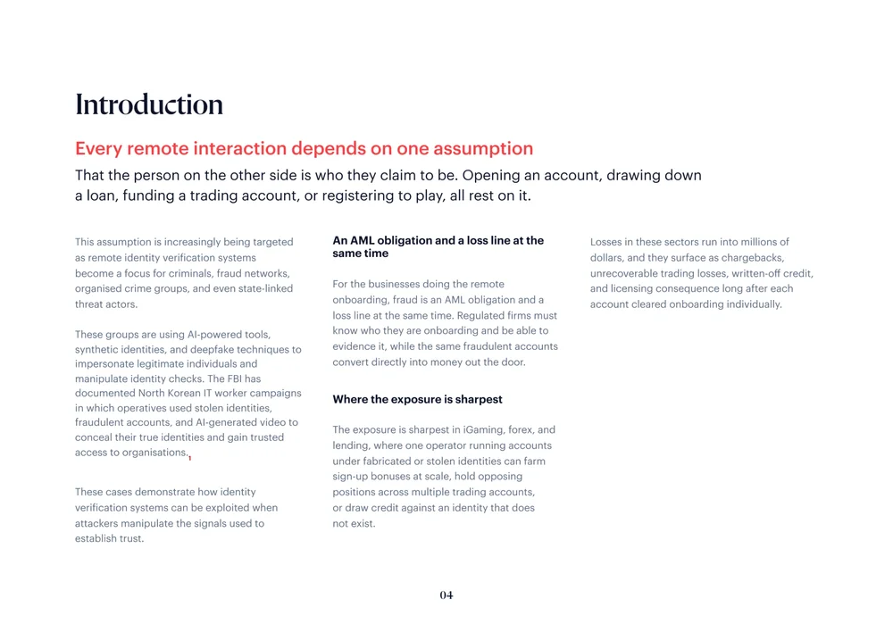 Report page &mdash; coordinated fraud networks