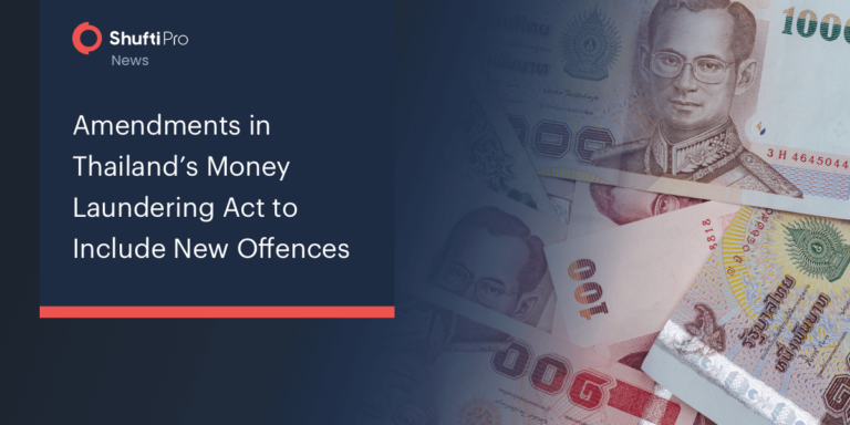 Amendments in Thailand’s Money Laundering Act to Include New Offenses