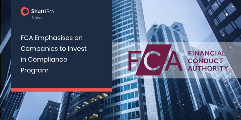 FCA Emphasises on Companies to Invest in Compliance Program