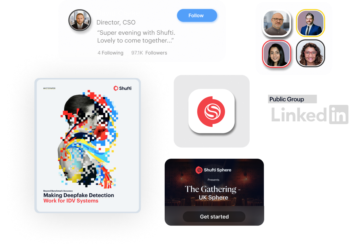 Shufti Sphere community — testimonials, resources and events