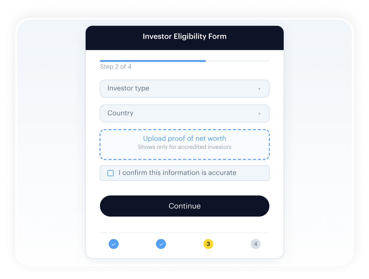 Proof of Address verification flow with upload, photo and video capture options