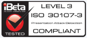 iBeta Level 3 ISO 30107-3 compliant
