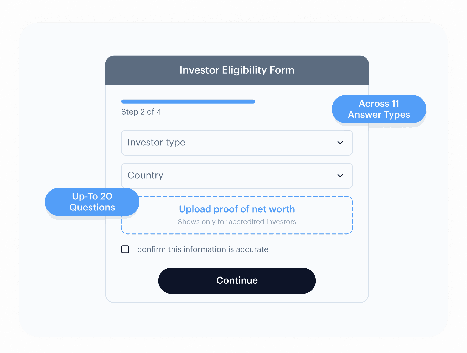 Forms That Capture the Right Evidence