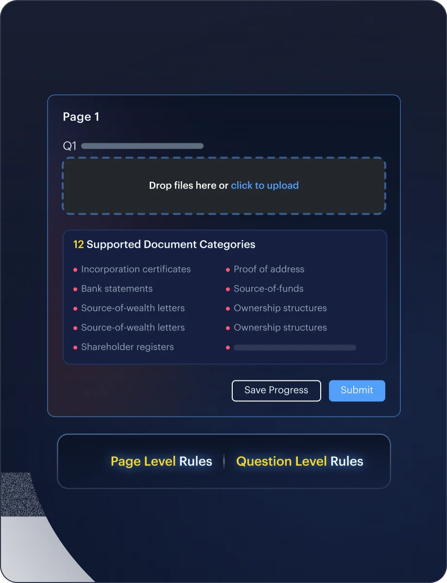 Investor Verification — Approve & Monitor interface