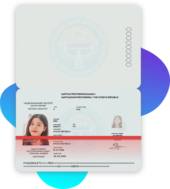 kyrgyzstan passport