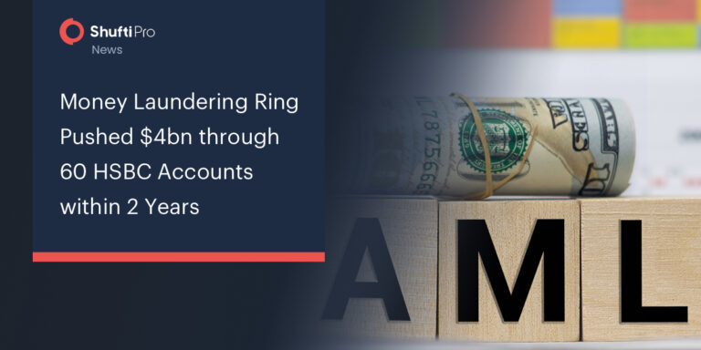 Money Laundering Ring Pushed $4bn through 60 HSBC Accounts within 2 Years