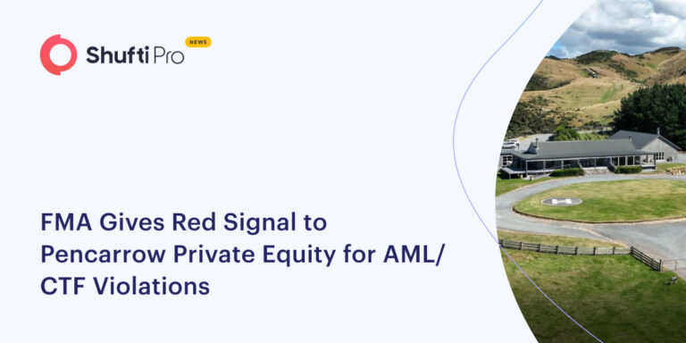 FMA Gives Red Signal to Pencarrow Private Equity for AML/CTF Violations